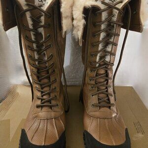 New UGG Adirondack Tall Boot III Tan Brown - Women's US Size: 10